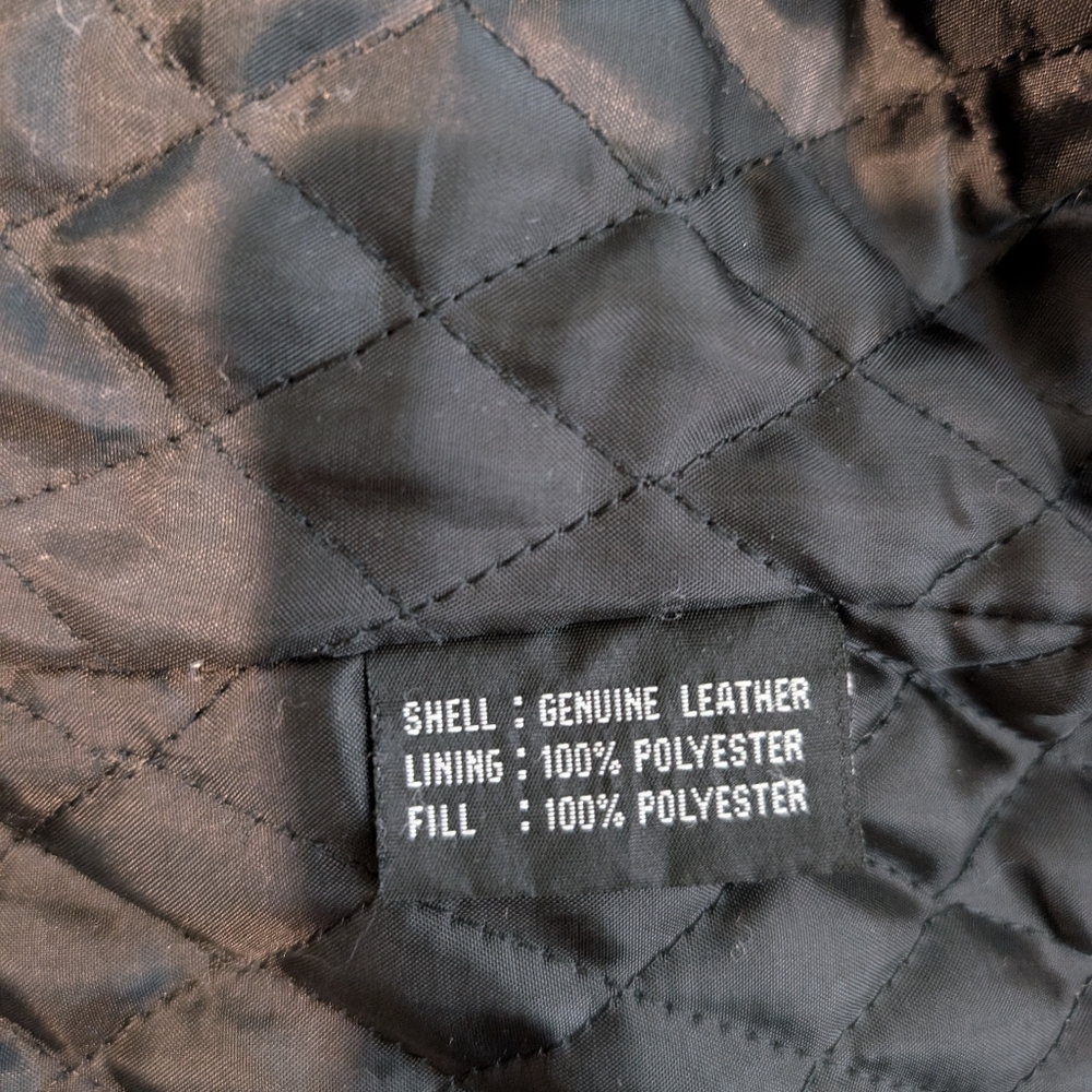 Black leather jacket - Picture 5 of 5